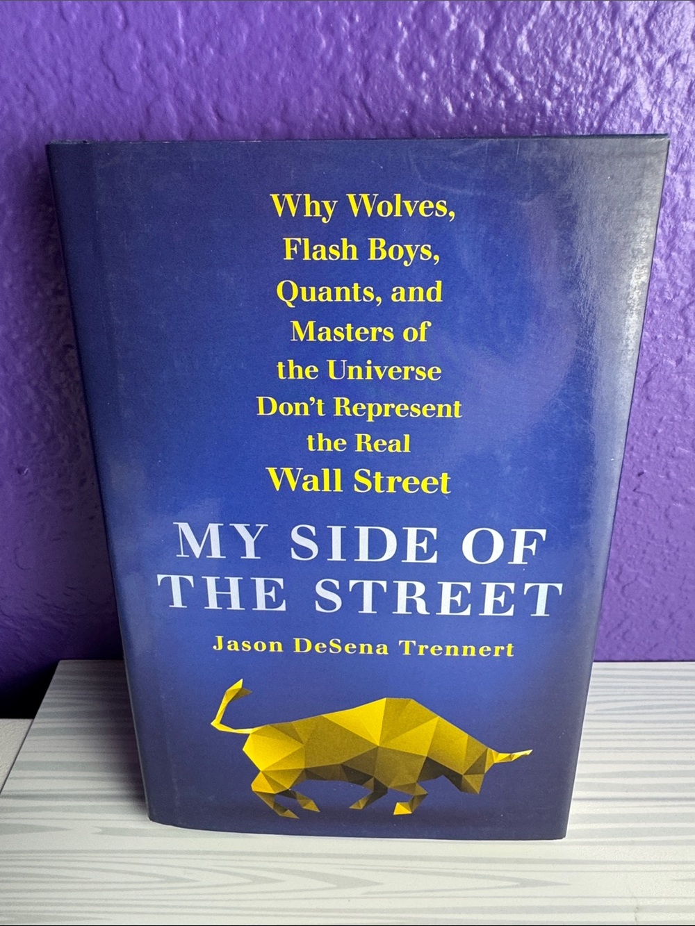 My Side of the Street Hardcover DJ 2015 Wall Street Business Book Finance Memoir